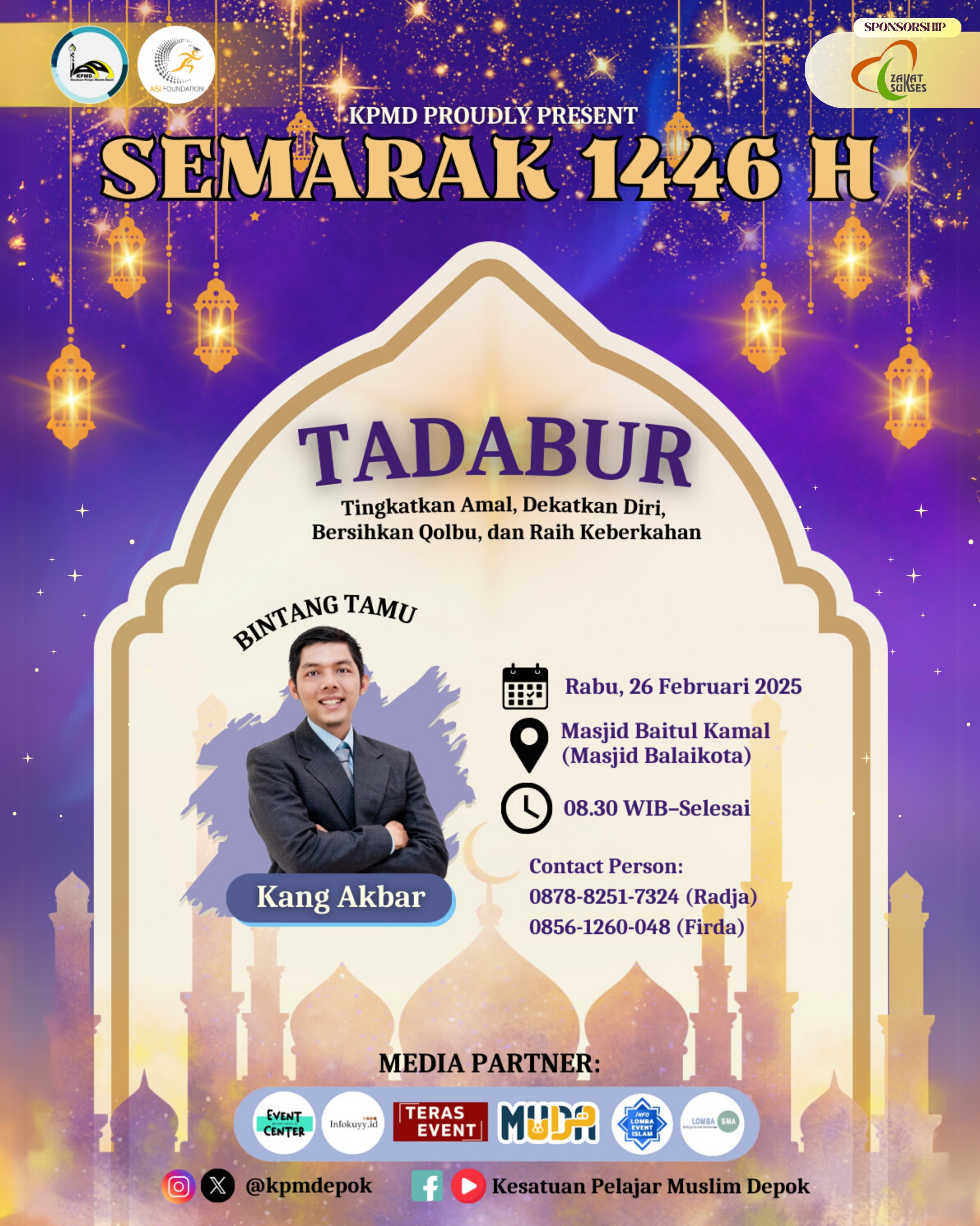 Ramadan 2025: TADABBUR Menginspirasi, Amalan Terasah