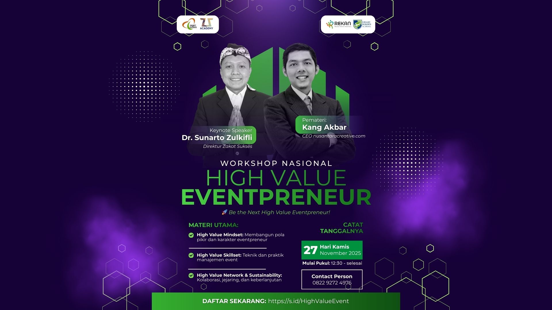 🌱 High Value Eventpreneur: Dari Belajar Event, Menebar Nilai & Kebaikan