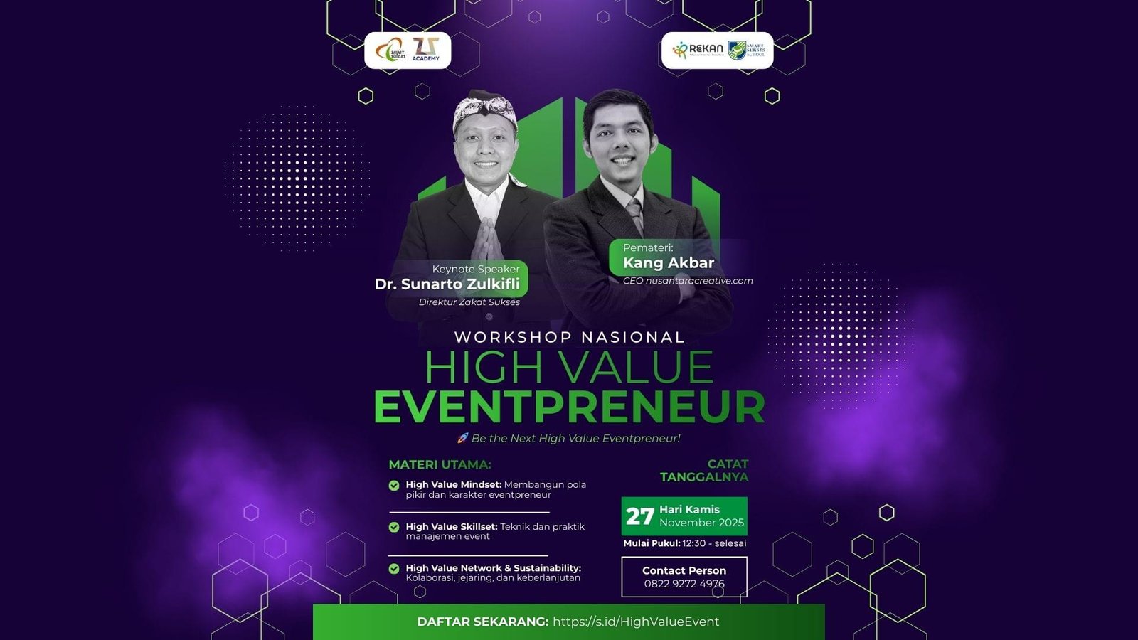 🌱 High Value Eventpreneur: Dari Belajar Event, Menebar Nilai & Kebaikan