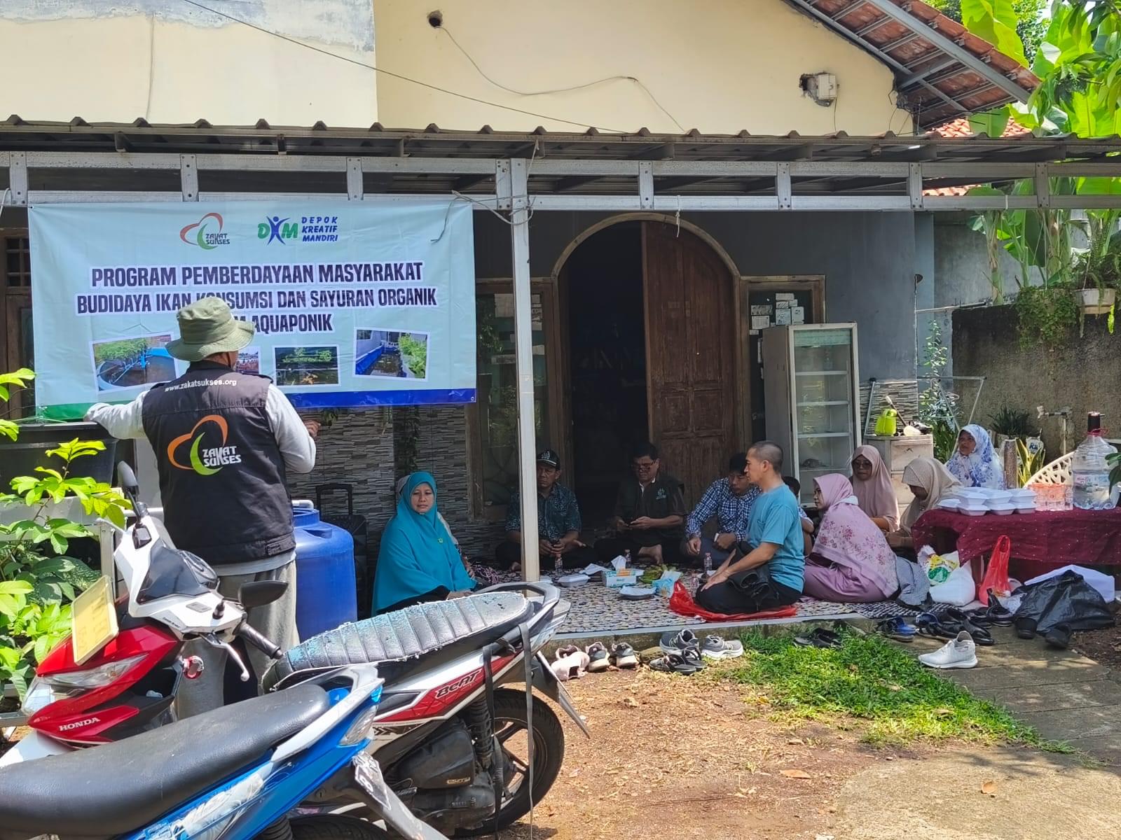 Zakat Sukses Dukung Ketahanan Pangan Lewat Pelatihan Aquaponik