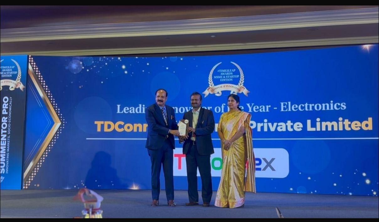 TDConnex Dinobatkan sebagai ‘Leading Innovator of the Year — Electronics’ di India MSME Awards 2026